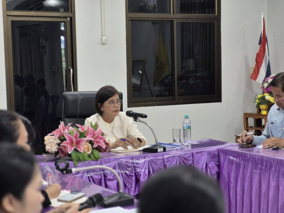 จัดการประชุมประจำเดือน  ครั้งที่ 1/2569 เพื่อมอบนโยบายและพบปะบุคลากรเป็นครั้งแรก